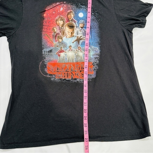 Netflix Stranger Things Season 1 Black Graphic T-Shirt - Picture 5 of 5